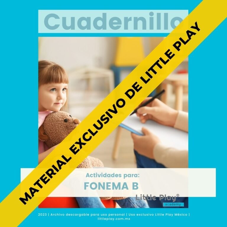 Cuadernillo Fonema /B/ - Escuela Para Padres Y Cursos En Línea De ...